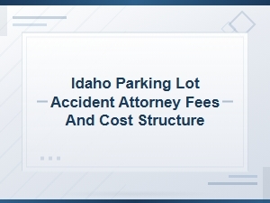 Idaho Parking Lot Accident Attorney Fees Explained